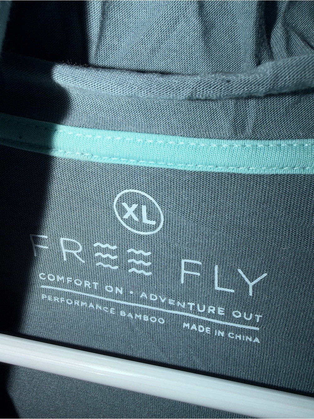 Free Fly Apparel Men's Lightweight Pullover Hoodie - Charcoal - Picture 2 of 3